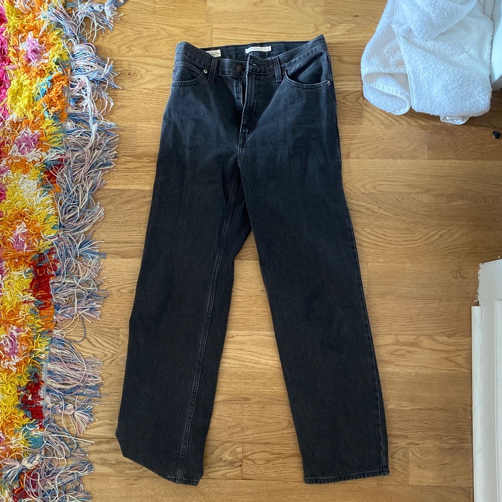 Levi’s stone washed black dad jeans size 26